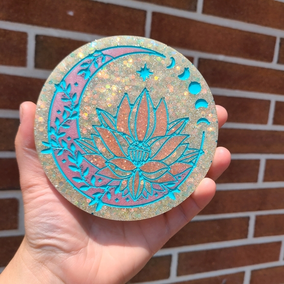 Flower/Moon Coaster/Decor - Picture 2 of 4